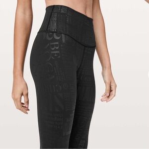 Lululemon Wunder Under Hi-Rise 7/8 Tight *20Y Collection 25"